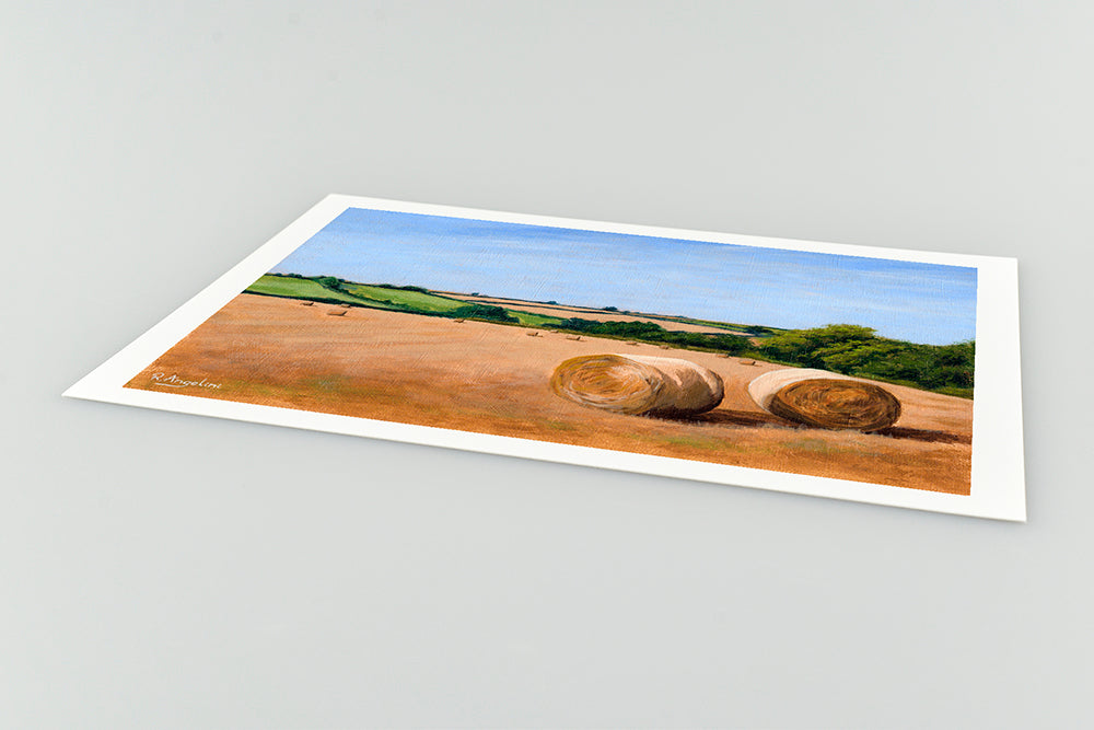 Hay Bales - Giclée Art Print