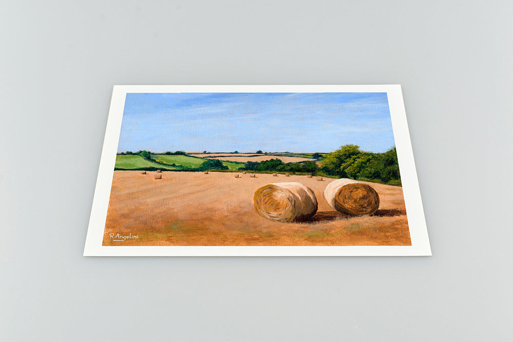 Hay Bales - Giclée Art Print