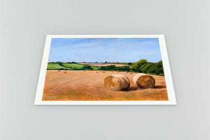 Hay Bales - Giclée Art Print