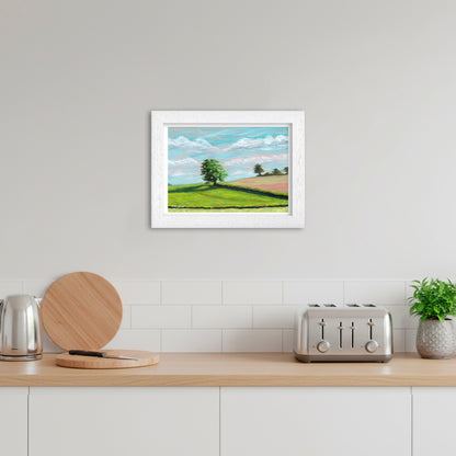 Hilltop Tree | Landscape Art Print