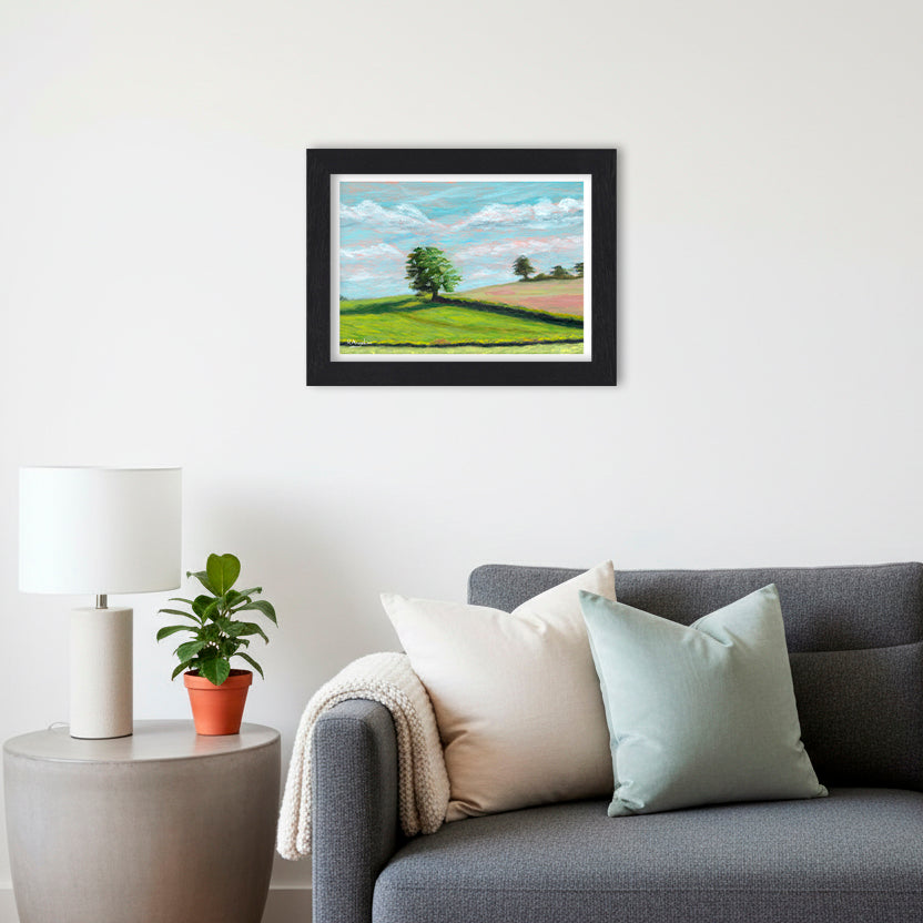 Hilltop Tree | Landscape Art Print
