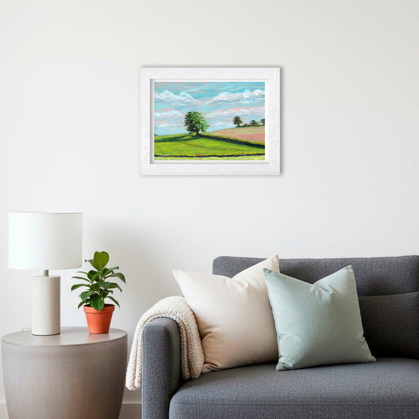 Hilltop Tree | Landscape Art Print
