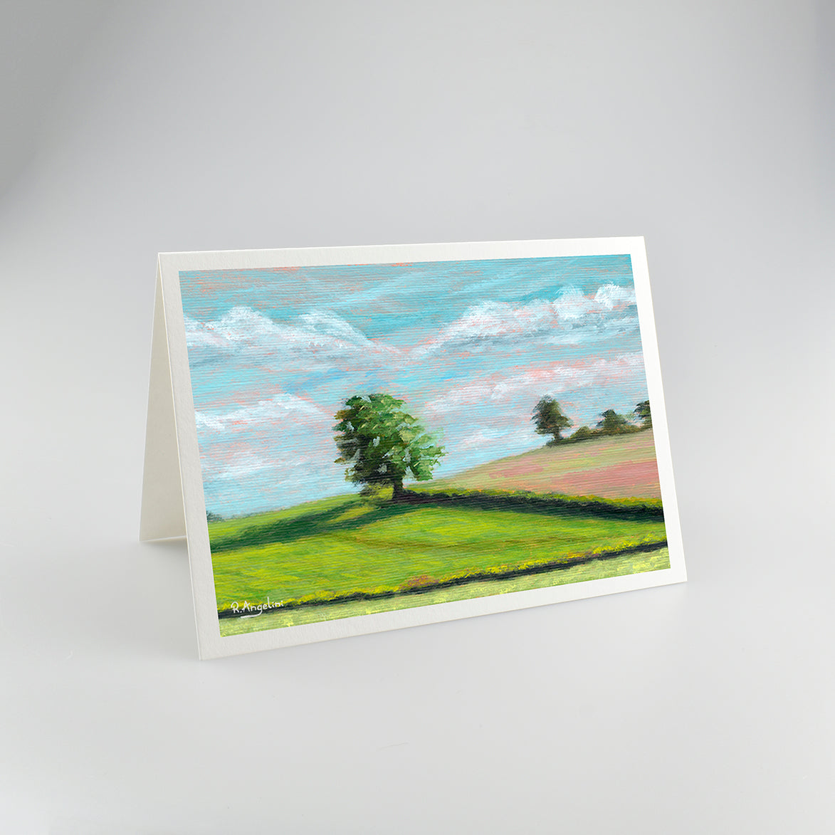 Hilltop Tree - A5 Greetings Cards