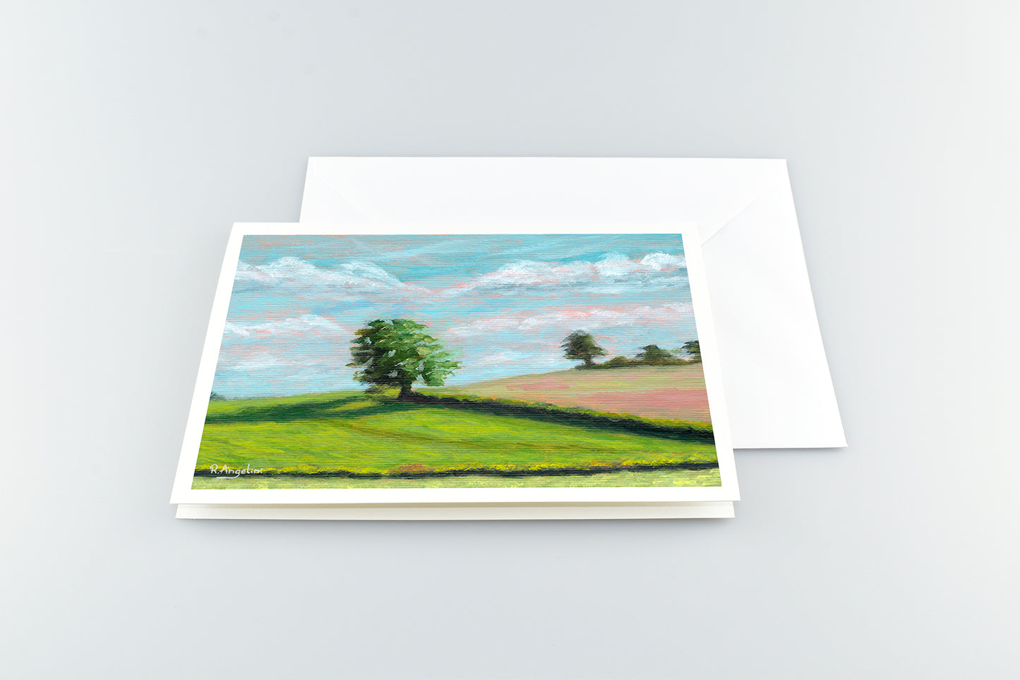 Hilltop Tree - A5 Greetings Cards