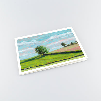 Hilltop Tree - A5 Greetings Cards