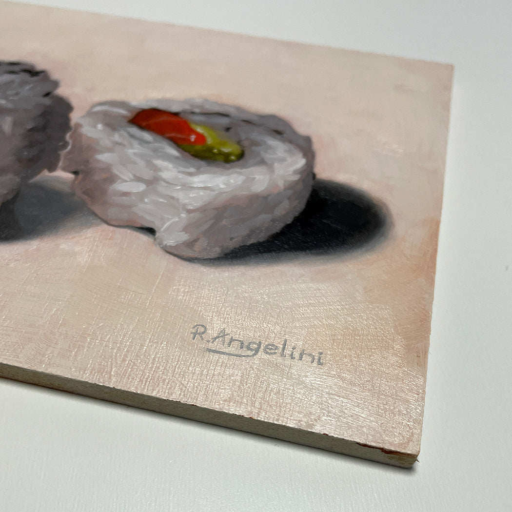 Salmon Avocado Sushi Rolls - Original Artwork