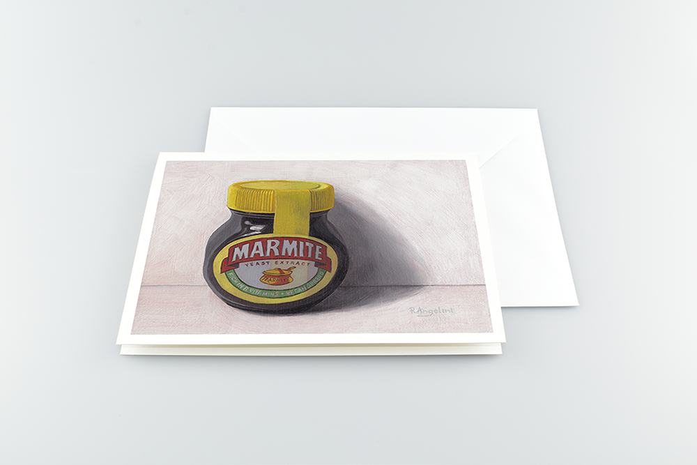 Jar of Marmite - A5 Greetings Cards with Envelope