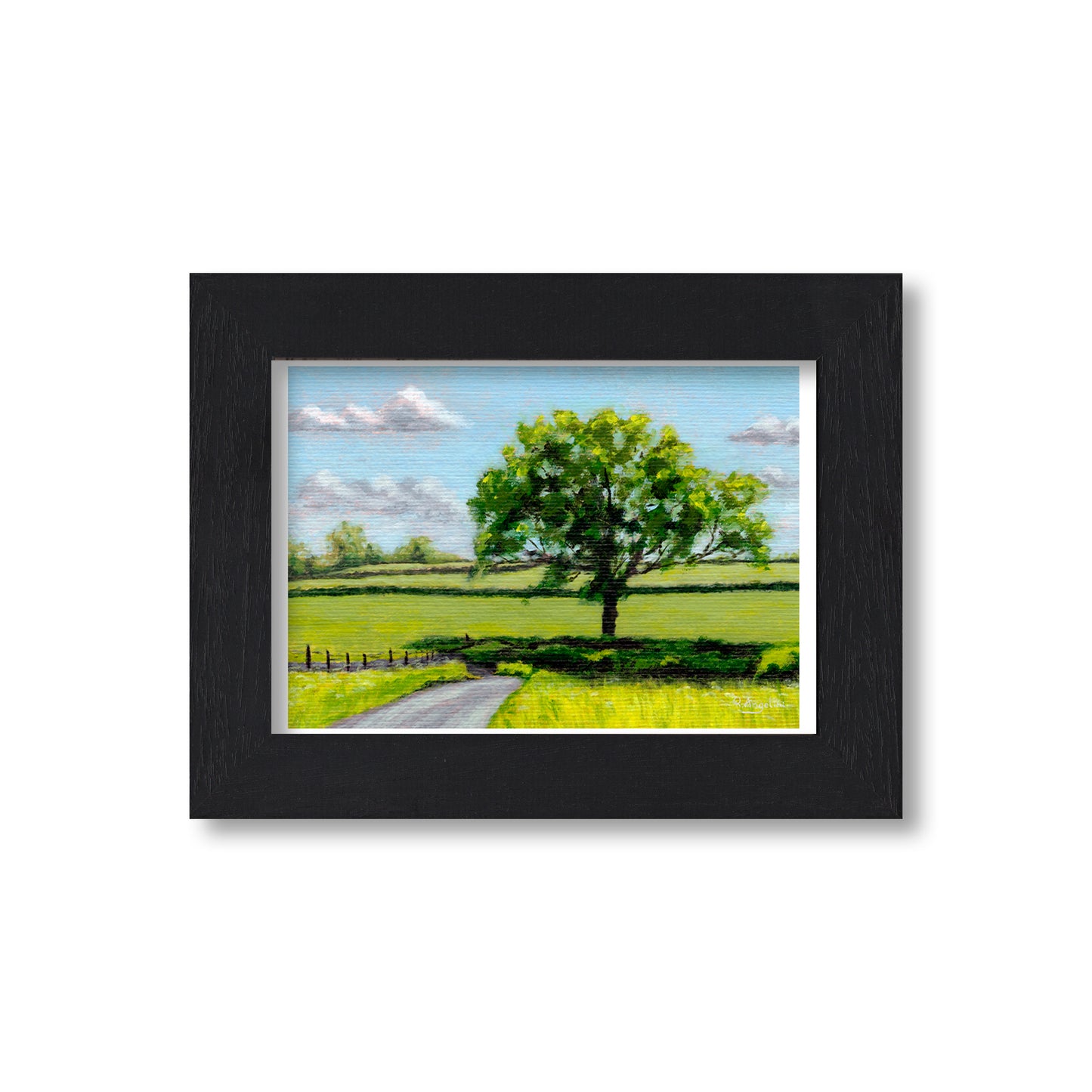 Tree and Country Road - Giclée Art Print