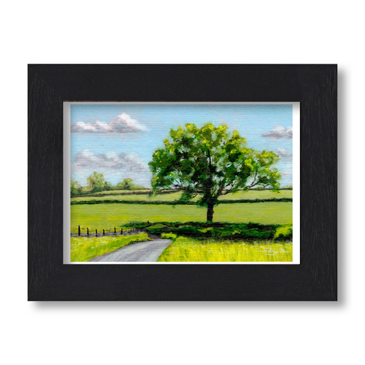 Tree and Country Road - Giclée Art Print