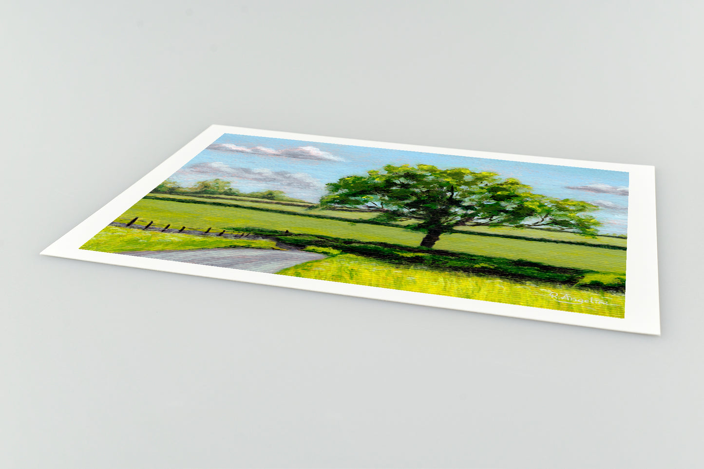 Tree and Country Road - Giclée Art Print