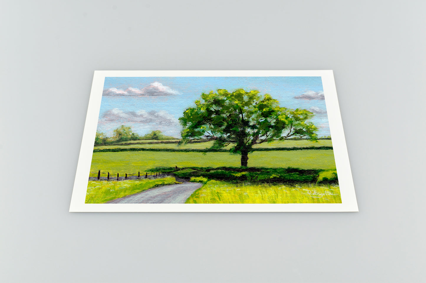 Tree and Country Road - Giclée Art Print