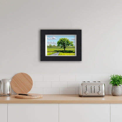 Tree and Country Road - Giclée Art Print