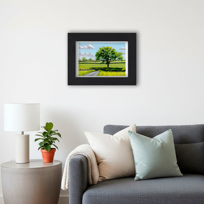 Tree and Country Road - Giclée Art Print