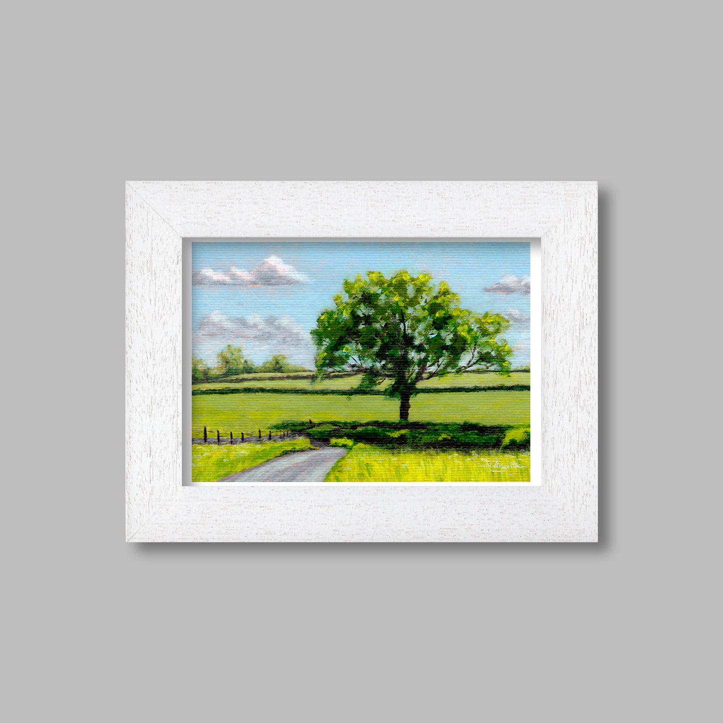 Tree and Country Road - Giclée Art Print
