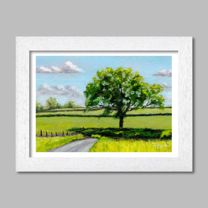 Tree and Country Road - Giclée Art Print