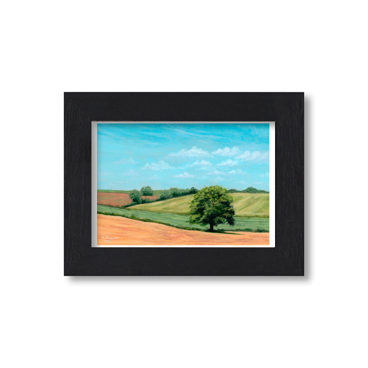 Tree in Rolling Fields - Giclée Art Print