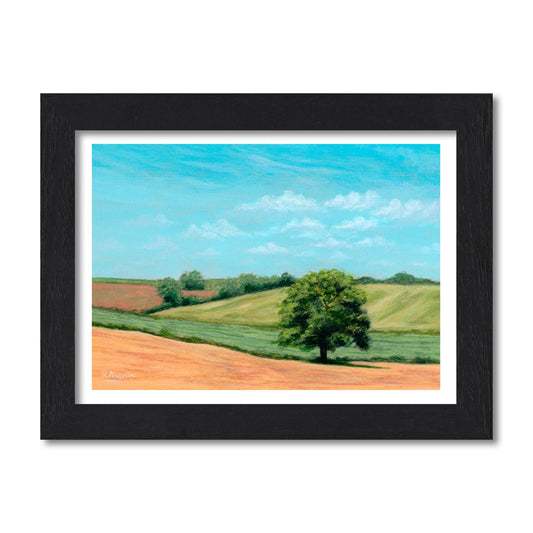 Tree in Rolling Fields - Giclée Art Print