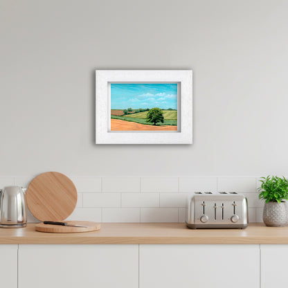 Tree in Rolling Fields - Giclée Art Print