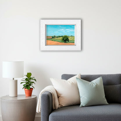 Tree in Rolling Fields - Giclée Art Print