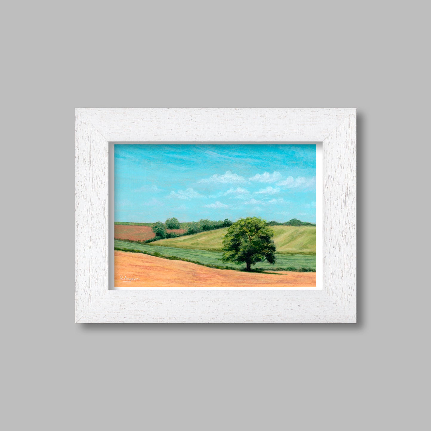 Tree in Rolling Fields - Giclée Art Print