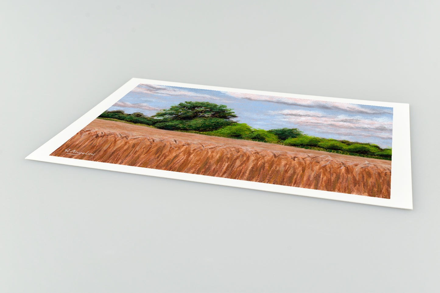 Countryside Wheat Field - Giclée Art Print