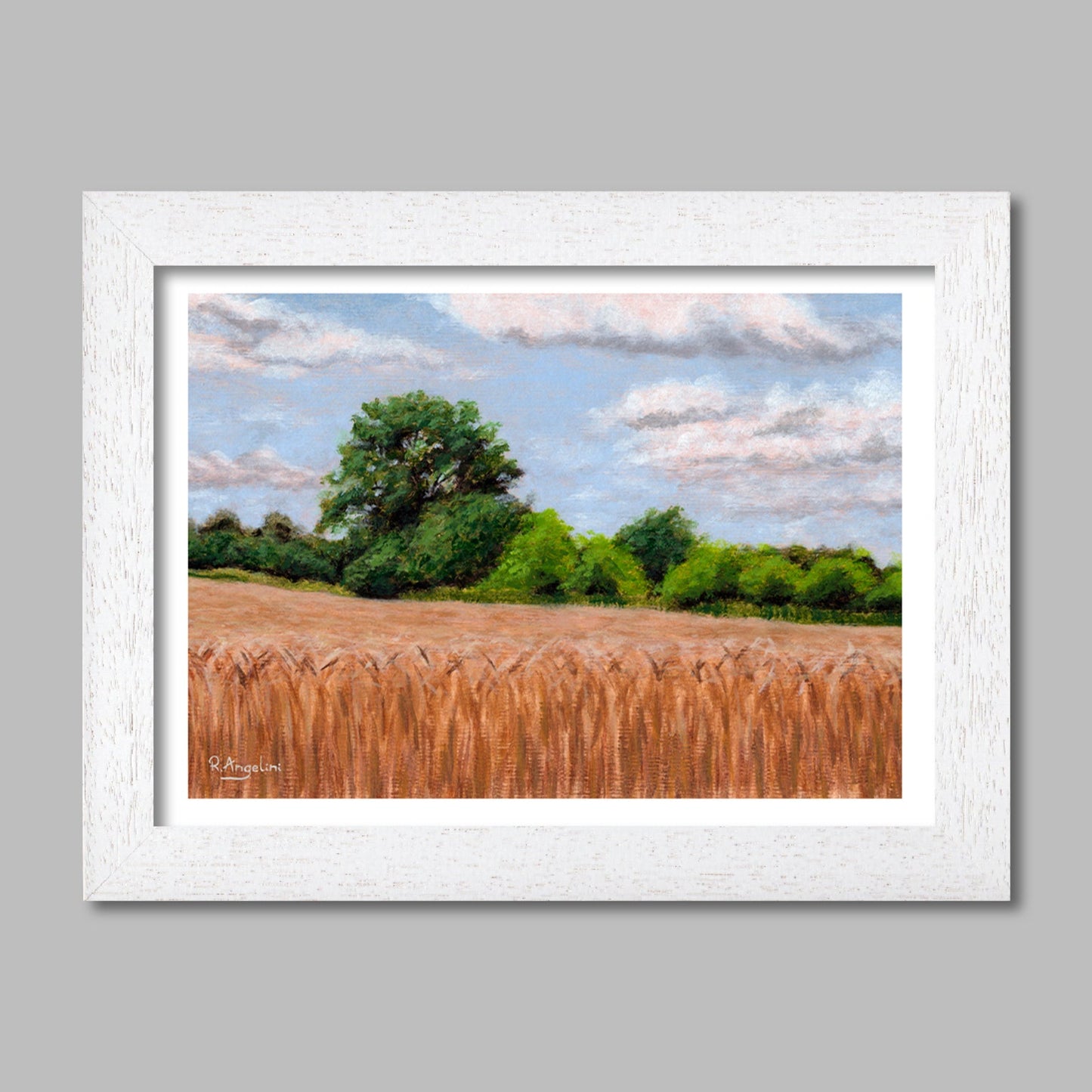 Countryside Wheat Field - Giclée Art Print