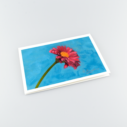 Pink Daisy - A5 Greetings Cards