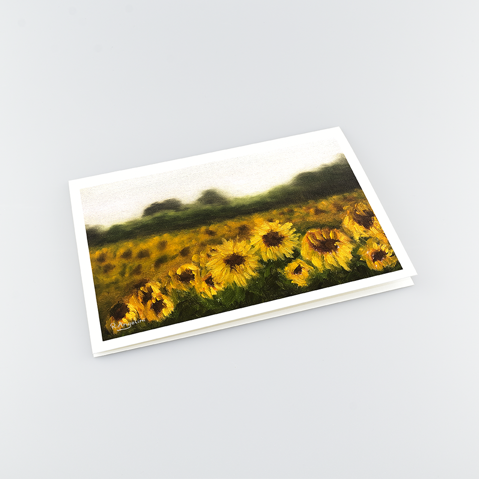 Sunflower Field - A5 Greetings Cards