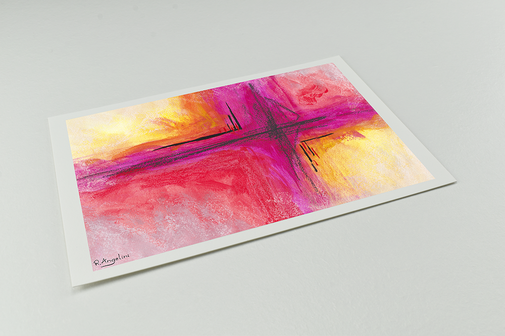 'Cruciform Abstract Study 2' - Giclee Print - Open Edition