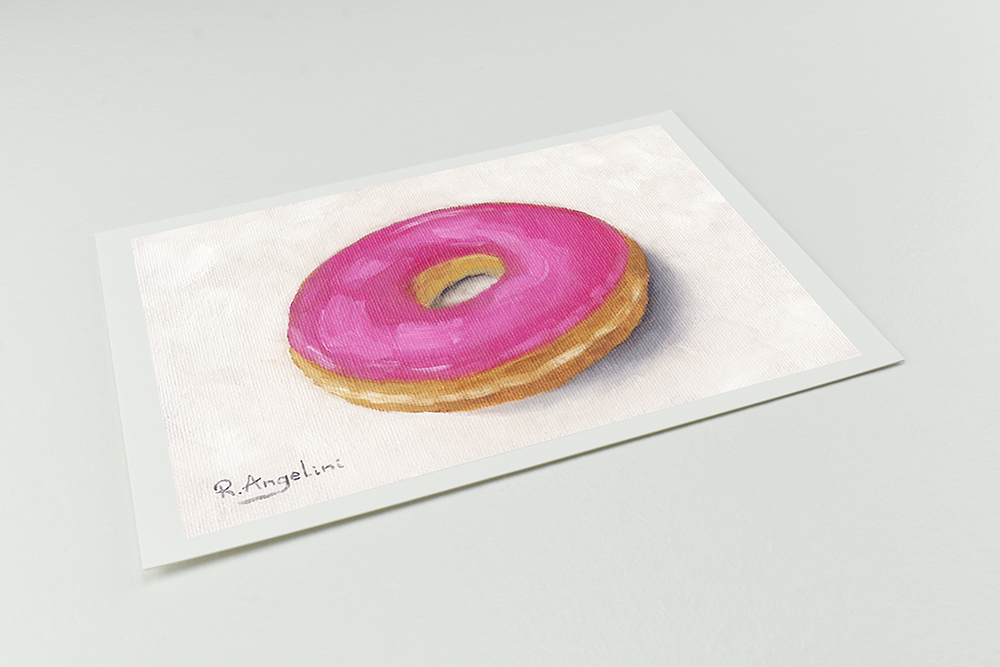 'Pink Donut' - Giclee Print - Open Edition