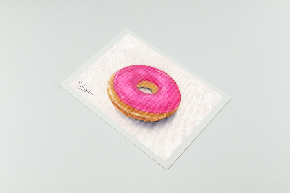 'Pink Donut' - Giclee Print - Open Edition