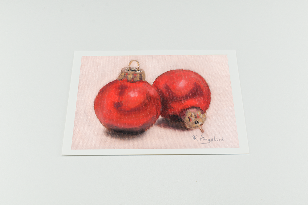 'Red Baubles' - Giclee Print - Open Edition