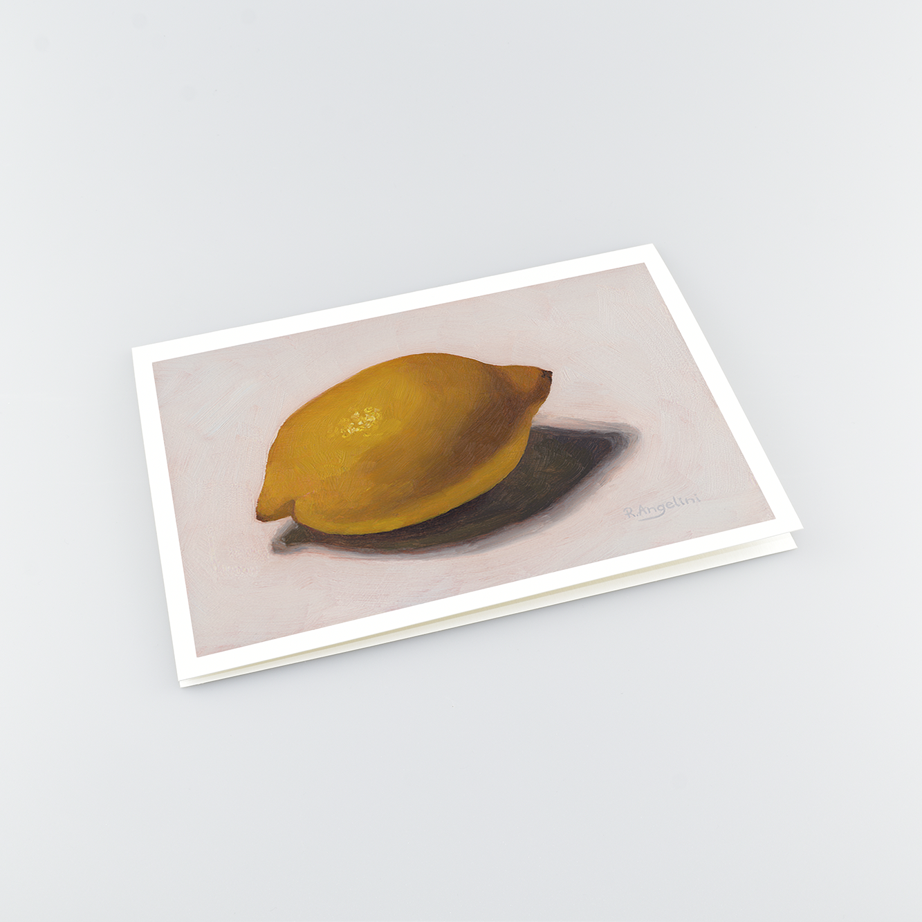 Lemon - A5 Greetings Cards Top Down