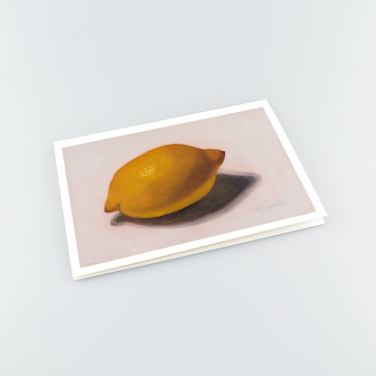 Lemon - A5 Greetings Cards Top Down