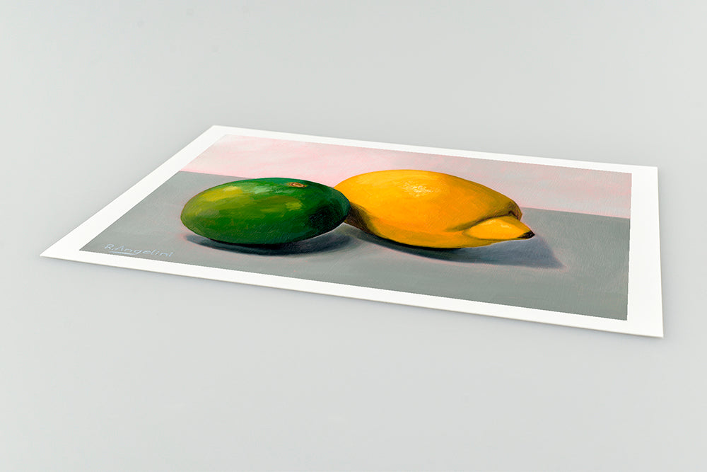 Lemon and Lime | Still Life Art Print