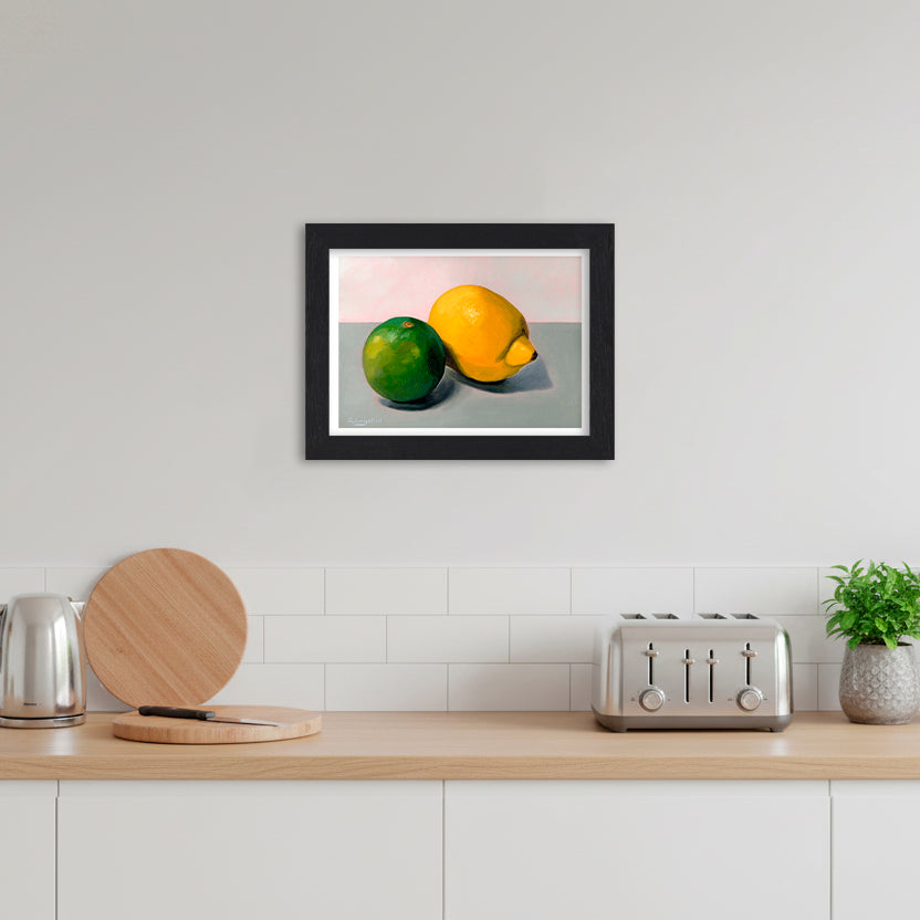 Lemon and Lime | Still Life Art Print