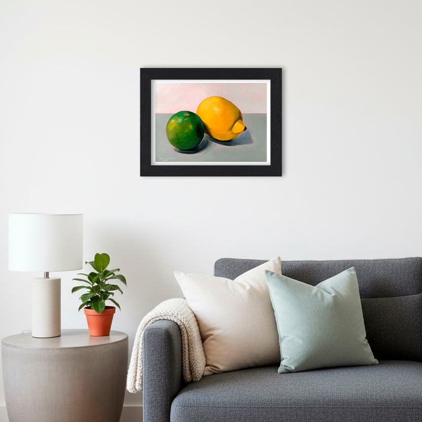 Lemon and Lime | Still Life Art Print
