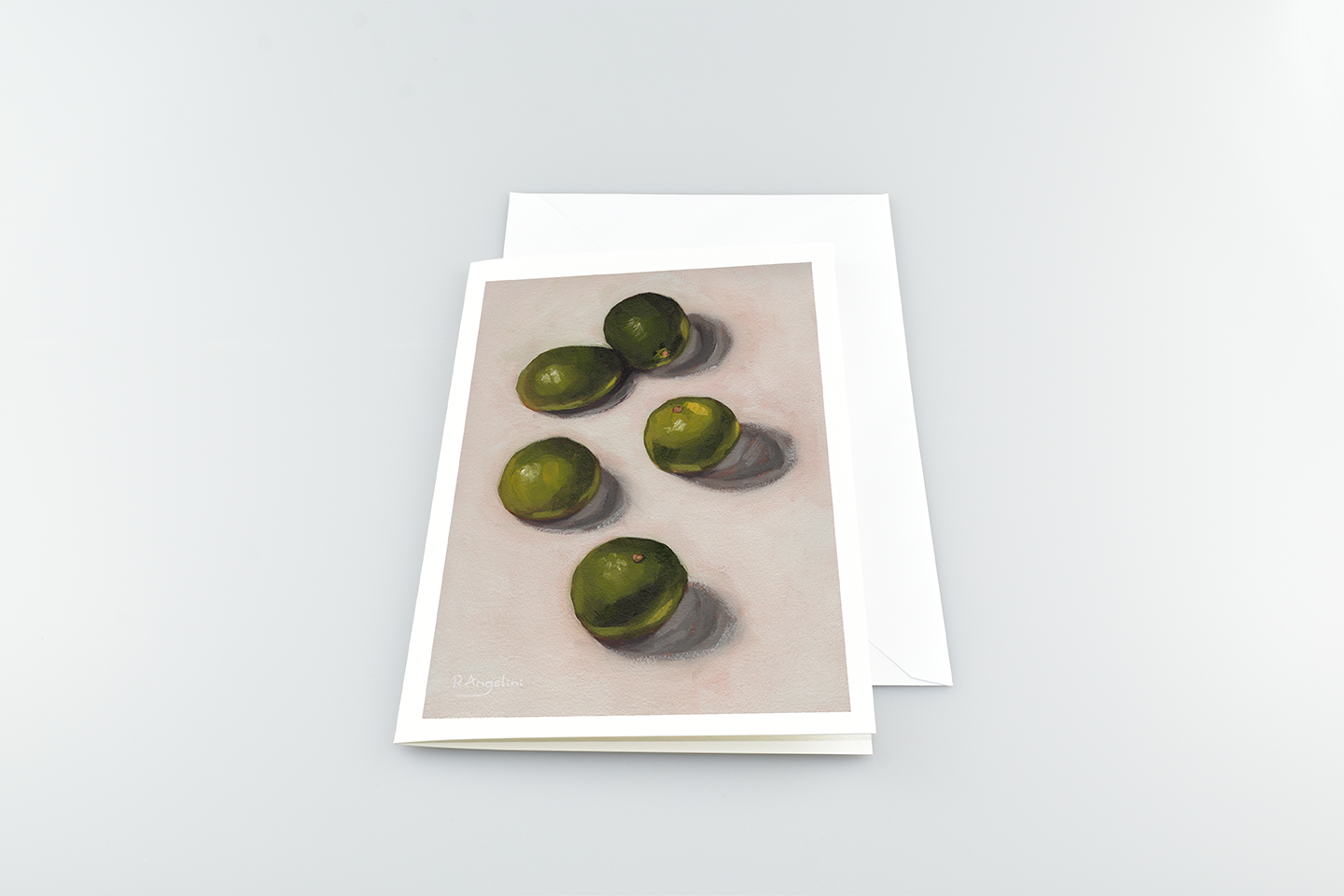 Limes - A5 Greetings Cards with Envelope