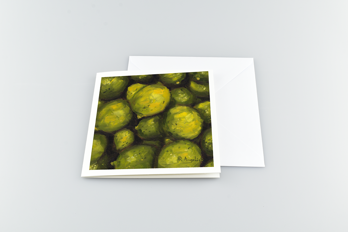 Limes - Square Greetings Cards with Envelope