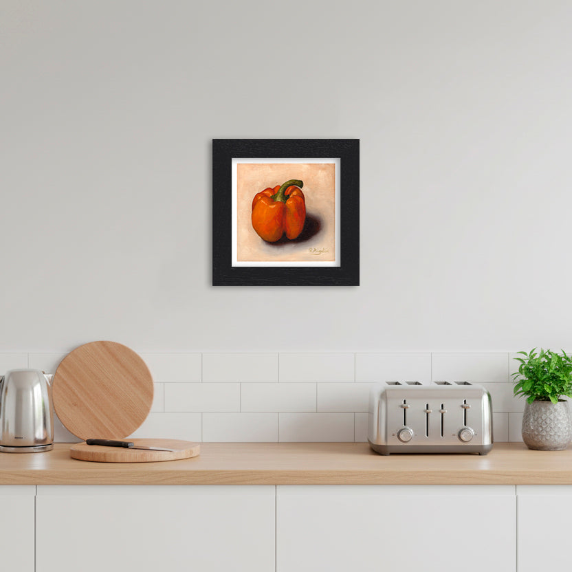 Orange Pepper | Still Life Art Print