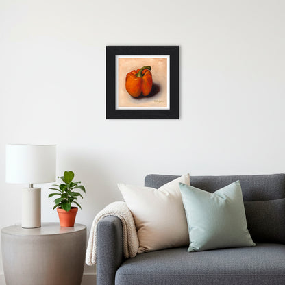 Orange Pepper | Still Life Art Print