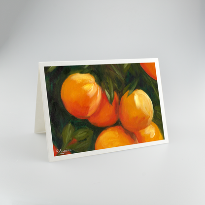 Orange Tree 2 - A5 Greetings Cards