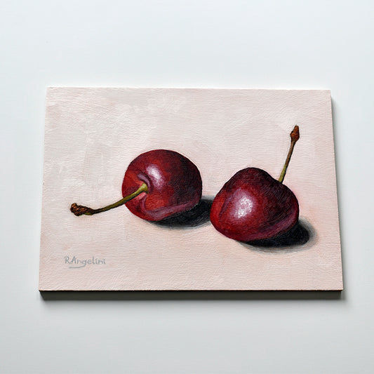 Pair of Cherries - Original Artwork