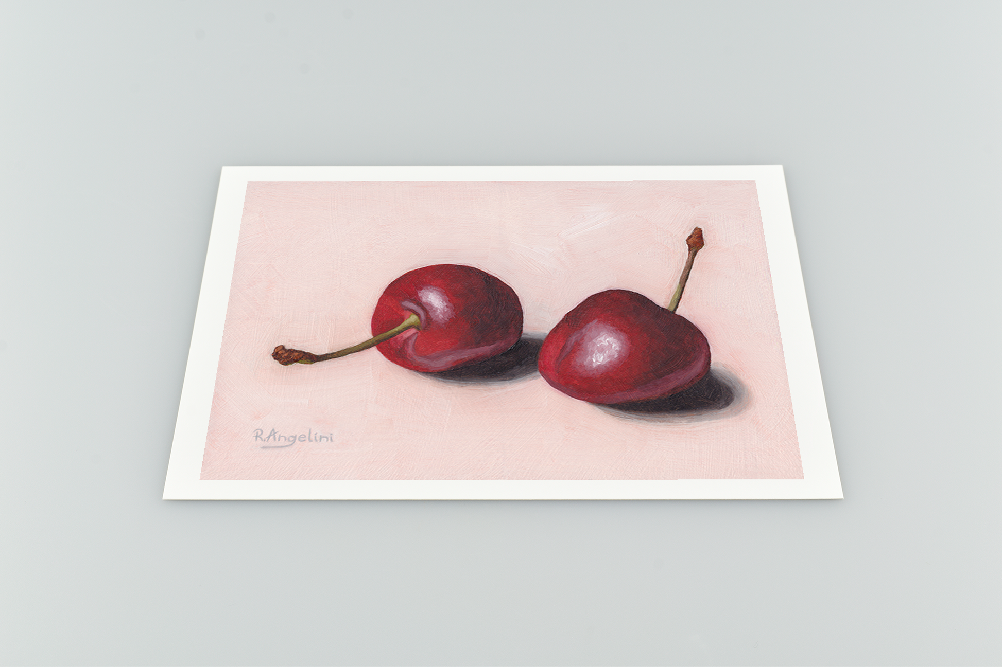 Pair of Cherries Giclee Art Print
