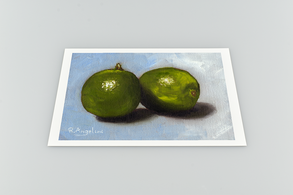 Pair of Limes Giclee Art Print