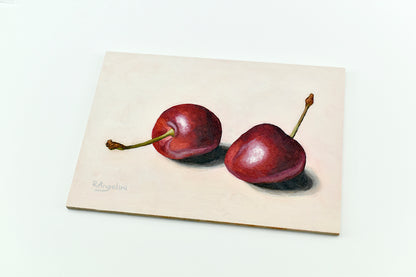 Pair of Cherries - Original Artwork