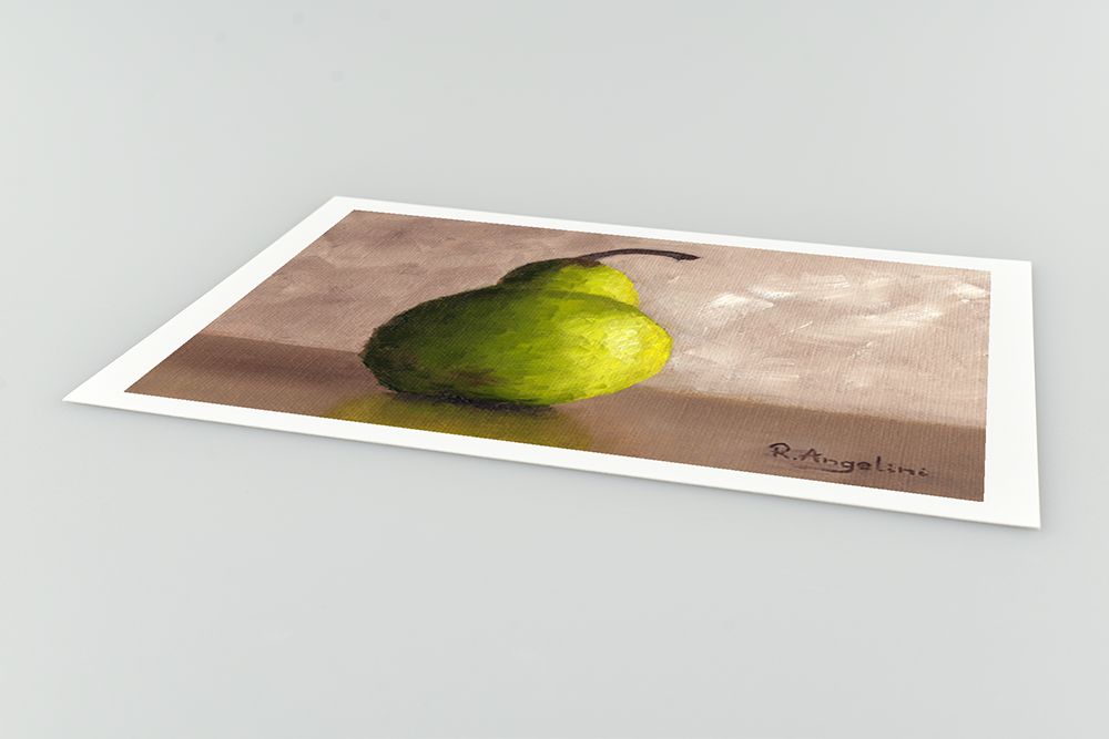 Pear Giclee Art Print Close Up
