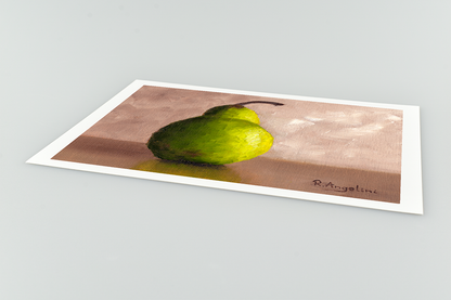 Pear Giclee Art Print Close Up