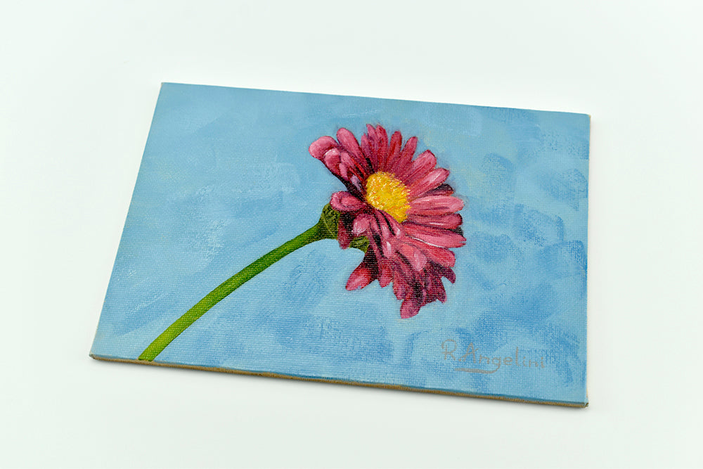 Pink Daisy - Original Artwork