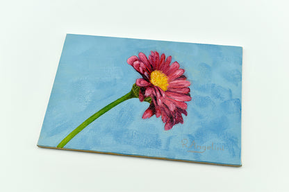 Pink Daisy - Original Artwork